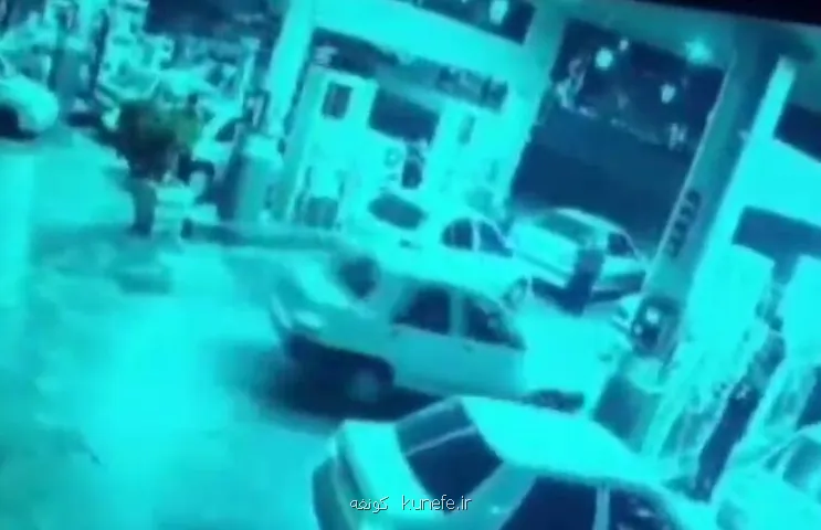 ویدئویی از علت آتشسوزی یک پمپ بنزین در دولت آباد تهران